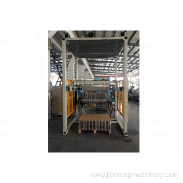 Automatic magnetic palletizer machine for aerosol cans making